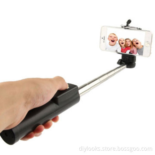 Portable Bluetooth Shutter and Monopod for iPhone 5